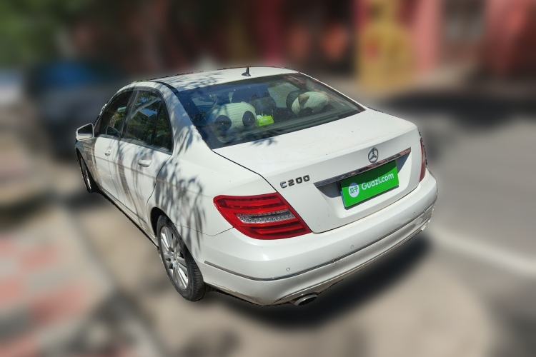 Used Mercedes-Benz C-Class 2011 C 200 CGI Elegant Model Rear Left 45 Deg