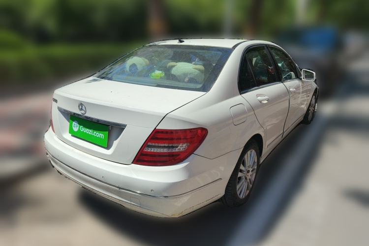 Used Mercedes-Benz C-Class 2011 C 200 CGI Elegant Model Rear Right 45 Deg