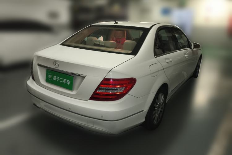 Used Mercedes-Benz C-Class 2011 C 200 CGI Elegant Model Rear Right 45 Deg