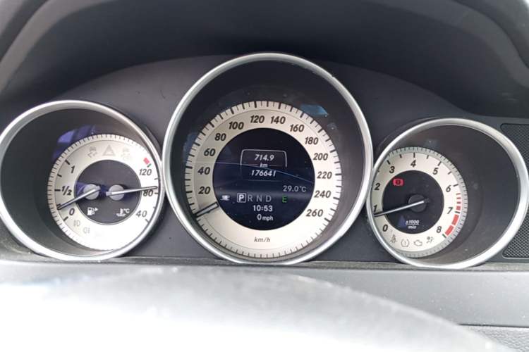 Used Mercedes-Benz C-Class 2013 C 260 CGI Elegant Model Instrument Cluster