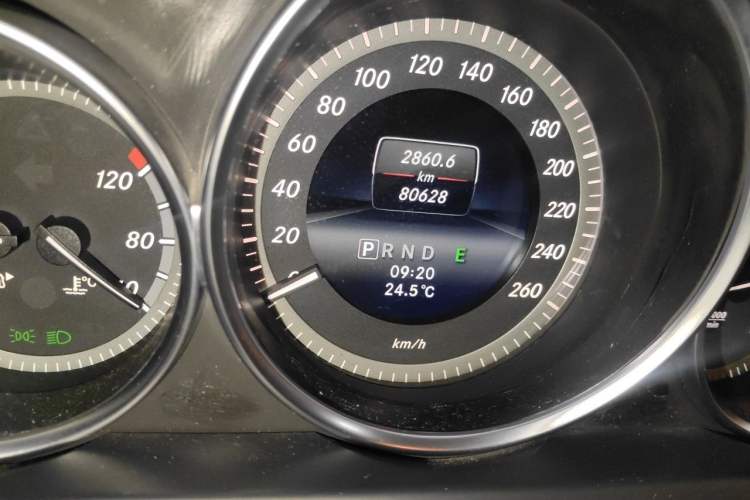 Used Mercedes-Benz C-Class 2013 C 180 Classic Grand Edition Odometer Close Up