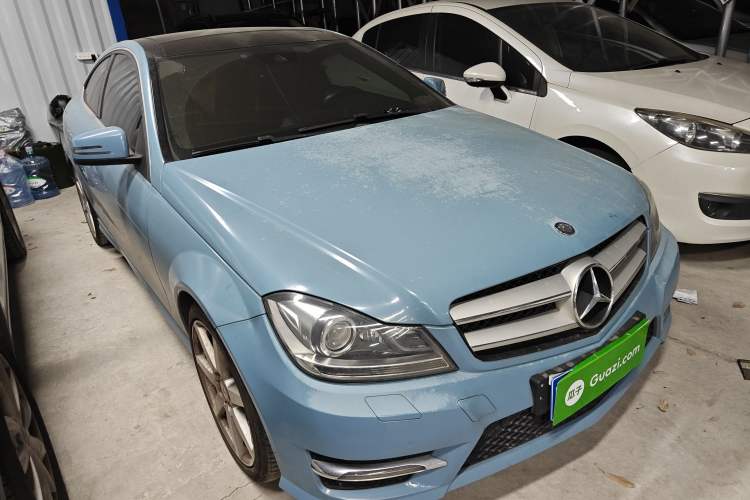 Used Mercedes-Benz C-Class 2013 C 180 Coupe Front Right 45 Deg
