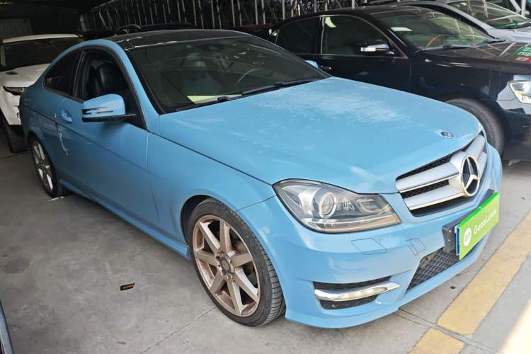 Used Mercedes-Benz C-Class 2013 C 180 Coupe Front Right 45 Deg