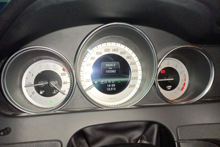Used Mercedes-Benz C-Class 2013 C 180 Coupe Odometer Close Up