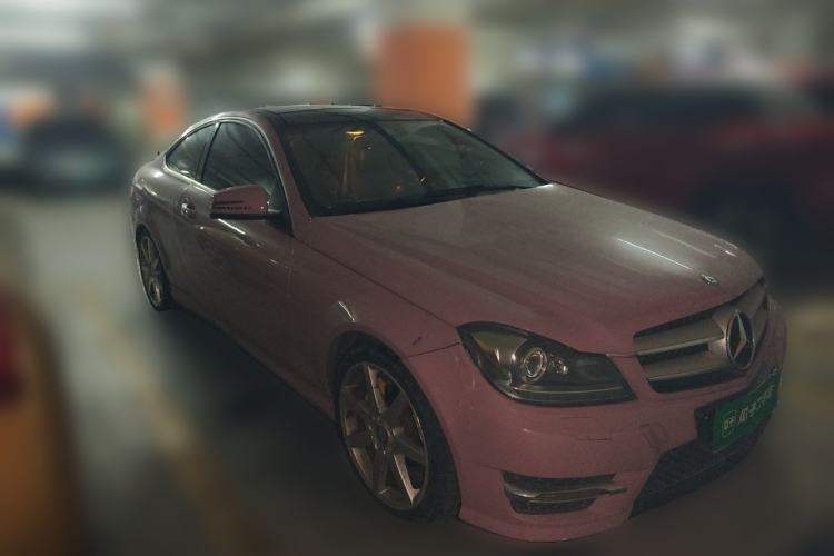Used Mercedes-Benz C-Class 2013 C 180 Coupe Front Right 45 Deg