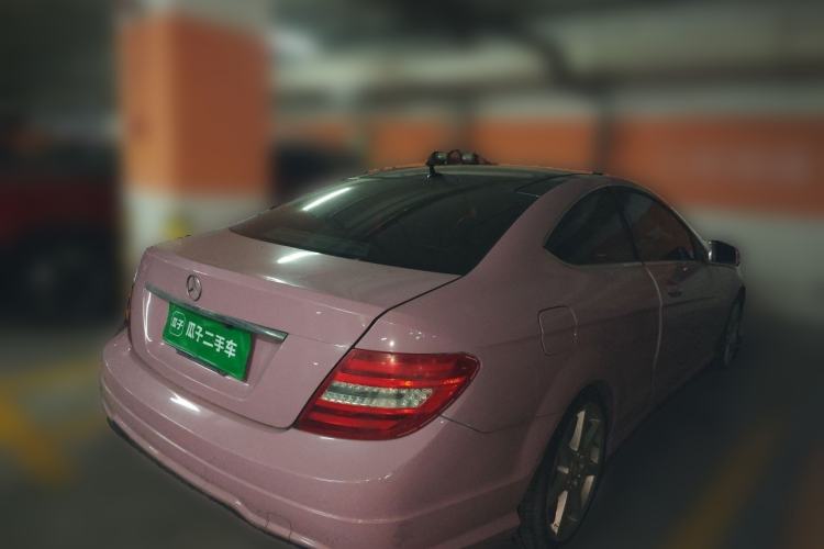 Used Mercedes-Benz C-Class 2013 C 180 Coupe Rear Right 45 Deg