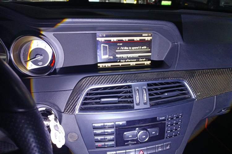 Used Mercedes-Benz C-Class 2013 C 300 Sport Grand Edition Audio And AC Panel
