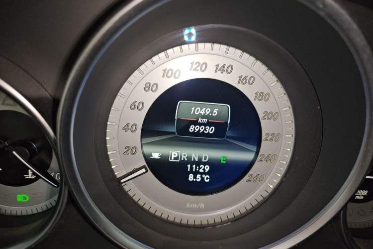 Used Mercedes-Benz C-Class 2013 C 260 CGI Fashion Model Odometer Close Up
