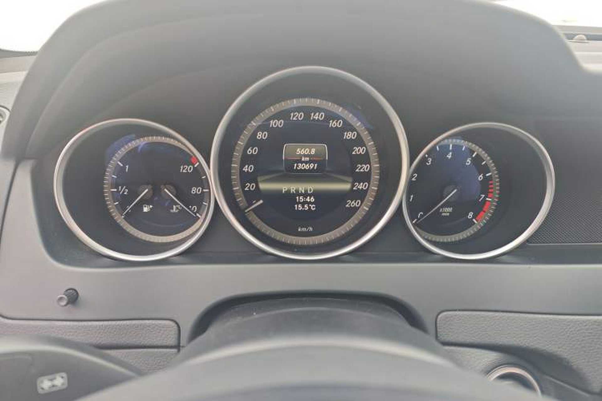 Used Mercedes-Benz C-Class 2013 C 180 Classic Grand Edition Odometer Close Up