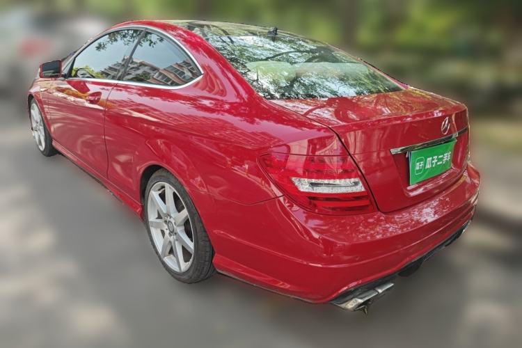 Used Mercedes-Benz C-Class 2013 C 180 Coupe Rear Left 45 Deg