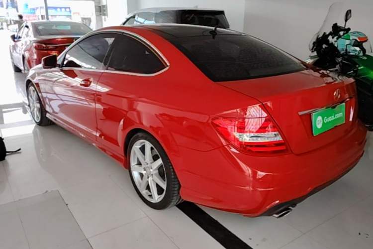 Used Mercedes-Benz C-Class 2013 C 180 Coupe Rear Left 45 Deg