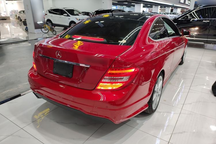 Used Mercedes-Benz C-Class 2013 C 180 Coupe Rear Right 45 Deg