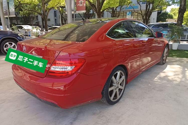 Used Mercedes-Benz C-Class 2013 C 180 Coupe Rear Right 45 Deg