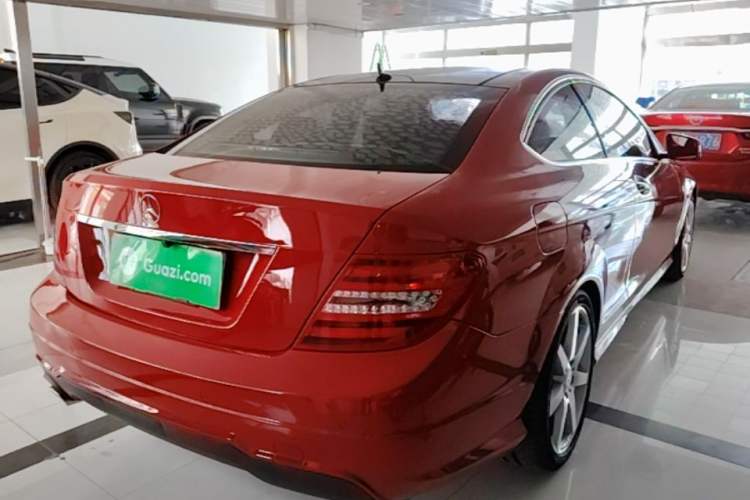 Used Mercedes-Benz C-Class 2013 C 180 Coupe Rear Right 45 Deg