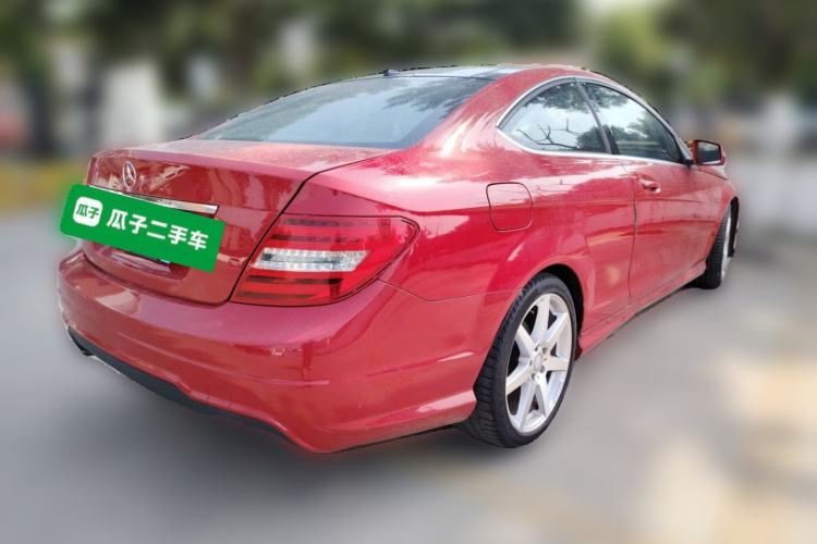 Used Mercedes-Benz C-Class 2013 C 180 Coupe Rear Right 45 Deg