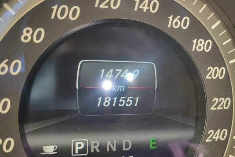 Used Mercedes-Benz C-Class 2013 C 180 Classic Grand Edition Odometer Close Up