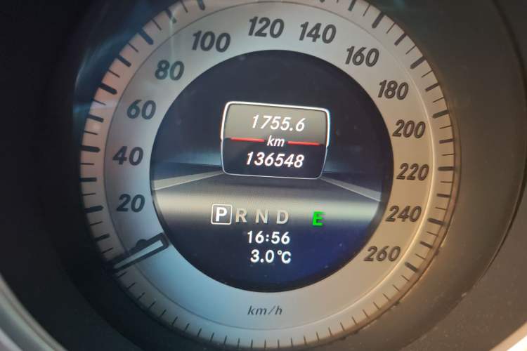 Used Mercedes-Benz C-Class 2013 C 260 CGI Fashion Model Odometer Close Up