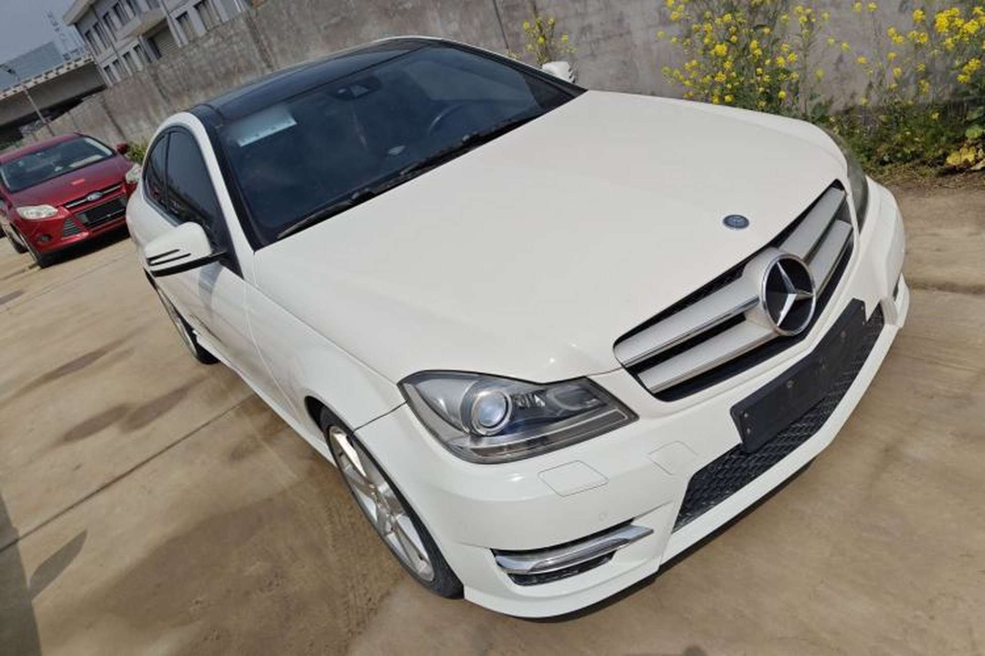 Used Mercedes-Benz C-Class 2013 C 180 Coupe Front Right 45 Deg