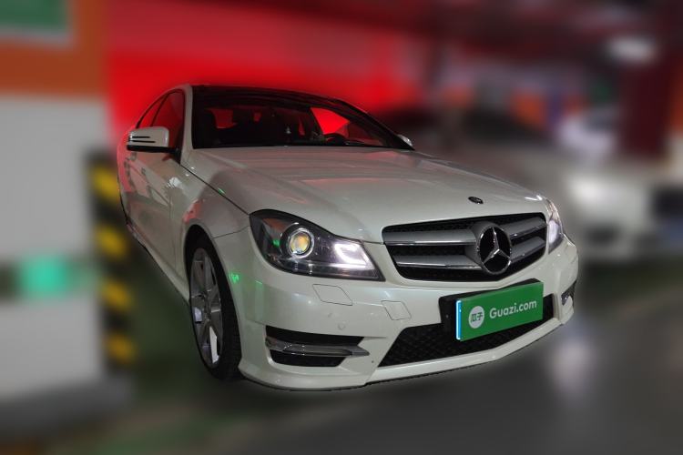 Used Mercedes-Benz C-Class 2013 C 180 Coupe Front Right 45 Deg