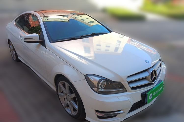 Used Mercedes-Benz C-Class 2013 C 180 Coupe Front Right 45 Deg