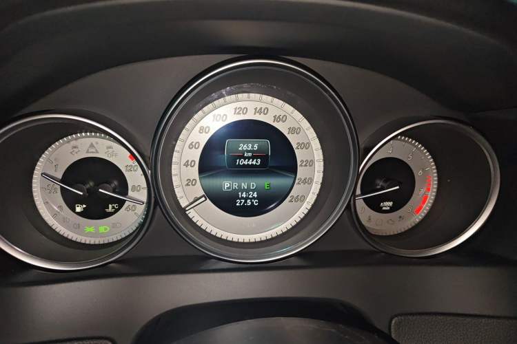 Used Mercedes-Benz C-Class 2013 C 180 Coupe Odometer Close Up