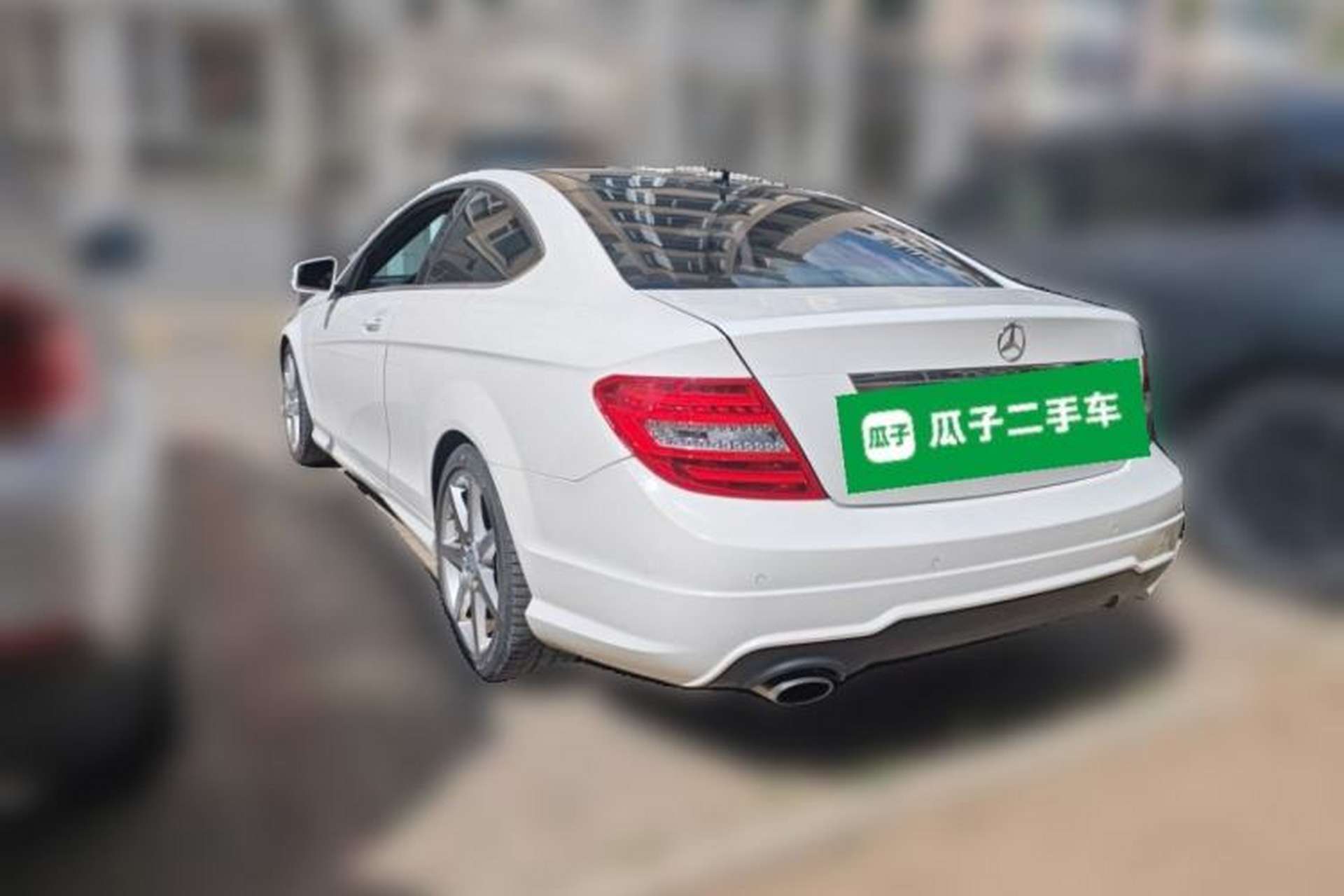 Used Mercedes-Benz C-Class 2013 C 180 Coupe Rear Left 45 Deg