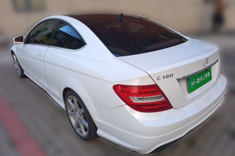 Used Mercedes-Benz C-Class 2013 C 180 Coupe Rear Left 45 Deg