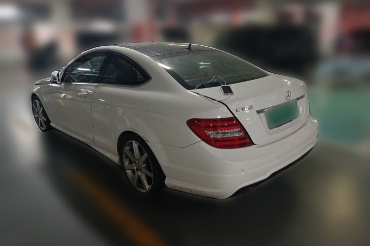 Used Mercedes-Benz C-Class 2013 C 180 Coupe Rear Left 45 Deg