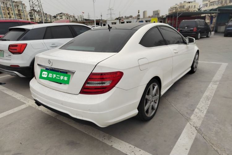 Used Mercedes-Benz C-Class 2013 C 180 Coupe Rear Right 45 Deg