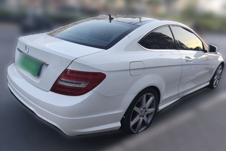 Used Mercedes-Benz C-Class 2013 C 180 Coupe Rear Right 45 Deg