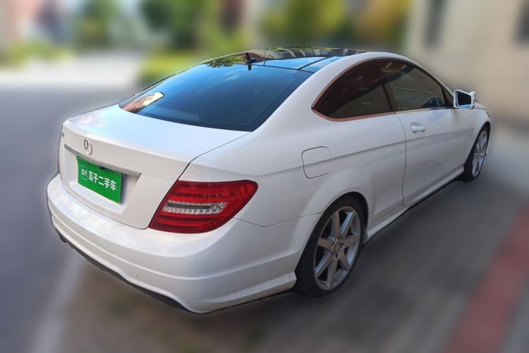 Used Mercedes-Benz C-Class 2013 C 180 Coupe Rear Right 45 Deg