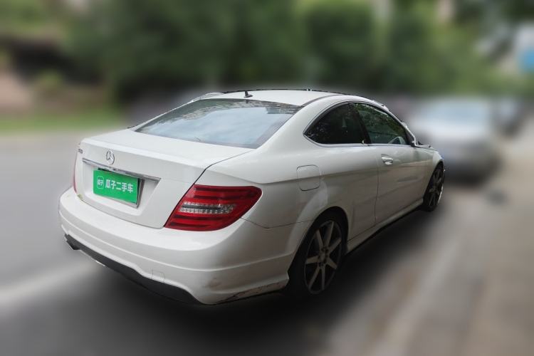 Used Mercedes-Benz C-Class 2013 C 180 Coupe Rear Right 45 Deg