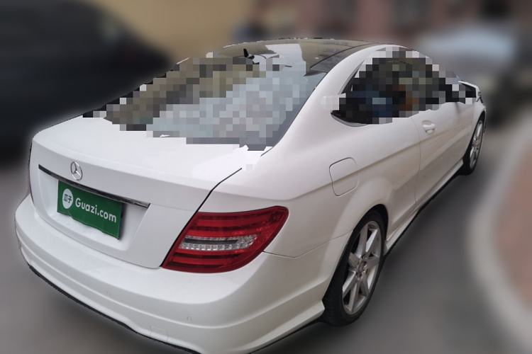 Used Mercedes-Benz C-Class 2013 C 180 Coupe Rear Right 45 Deg