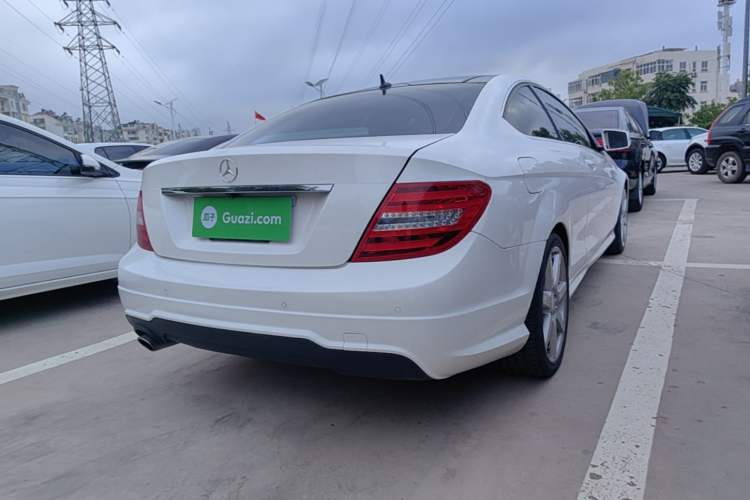 Used Mercedes-Benz C-Class 2013 C 180 Coupe Rear Right 45 Deg