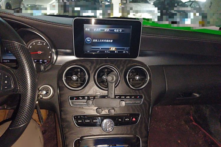 Used Mercedes-Benz C-Class 2015 C 200 L Sport Edition Audio And AC Panel