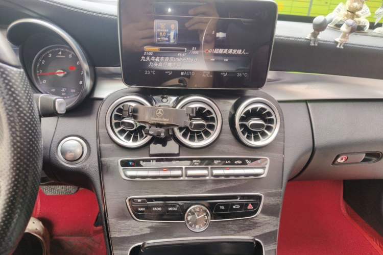 Used Mercedes-Benz C-Class 2015 C 300 L Sport Edition Audio And AC Panel