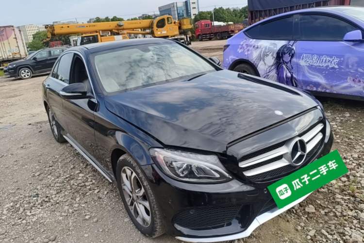Used Mercedes-Benz C-Class 2015 C 200 L Sport Edition Front Right 45 Deg