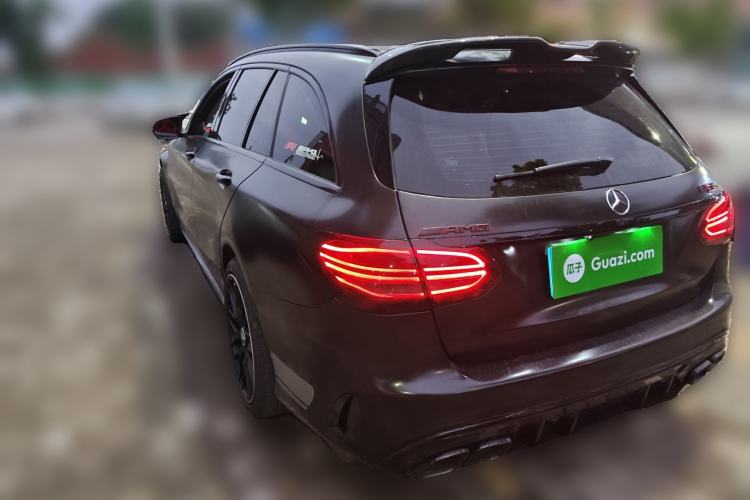 Used Mercedes-Benz C-Class 2015 C 200 station wagon Rear Left 45 Deg