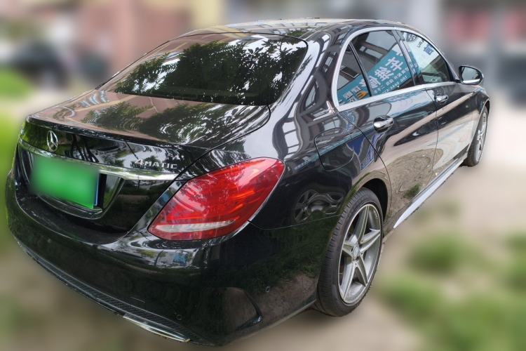 Used Mercedes-Benz C-Class 2015 Revised C 200 L Sport Edition Rear Right 45 Deg