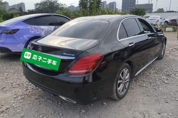 Used Mercedes-Benz C-Class 2015 C 200 L Sport Edition Rear Right 45 Deg