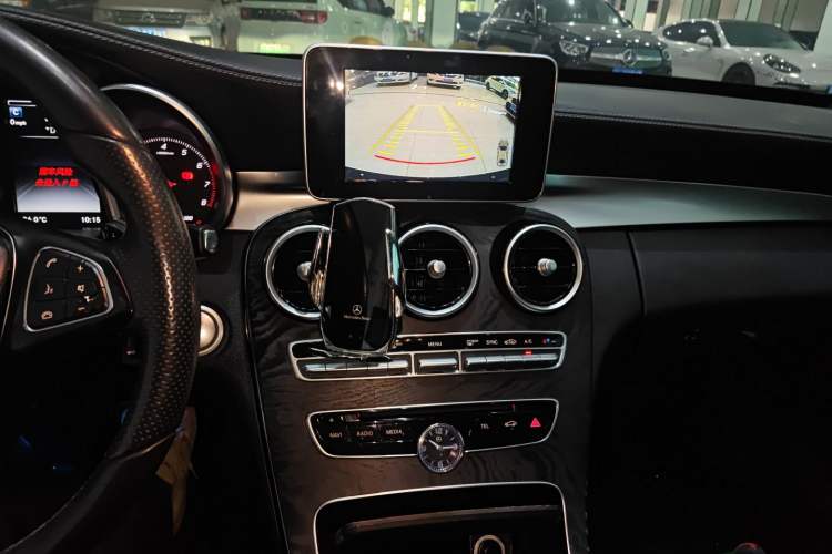 Used Mercedes-Benz C-Class 2015 Revised C 200 L Sport Edition Audio And AC Panel