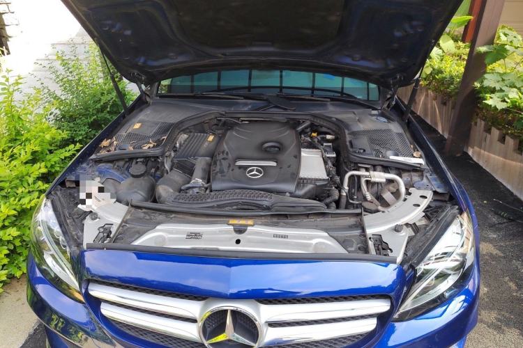 Used Mercedes-Benz C-Class 2015 Revised C 200 L Sport Edition Engine Bay