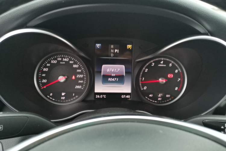 Used Mercedes-Benz C-Class 2015 C 200 Sport Edition Instrument Cluster