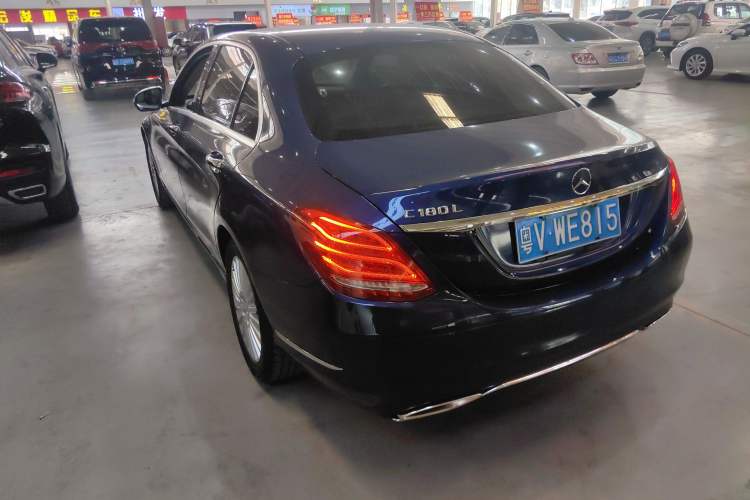 Used Mercedes-Benz C-Class 2015 C 180 L Rear Left 45 Deg