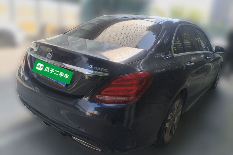 Used Mercedes-Benz C-Class 2015 C 200 L 4MATIC Sport Edition Rear Right 45 Deg