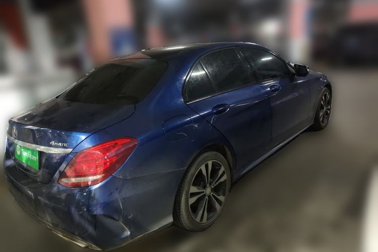Used Mercedes-Benz C-Class 2015 C 200 Sport Edition 4MATIC Rear Right 45 Deg