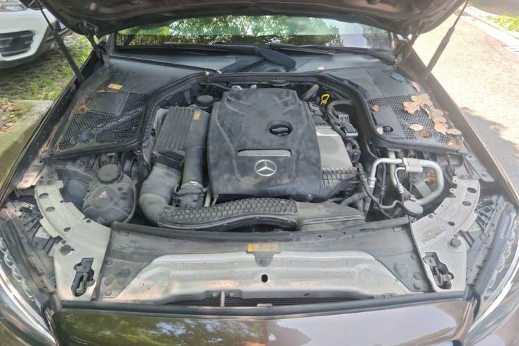 Used Mercedes-Benz C-Class 2015 Revised C 200 L Sport Edition Engine Bay