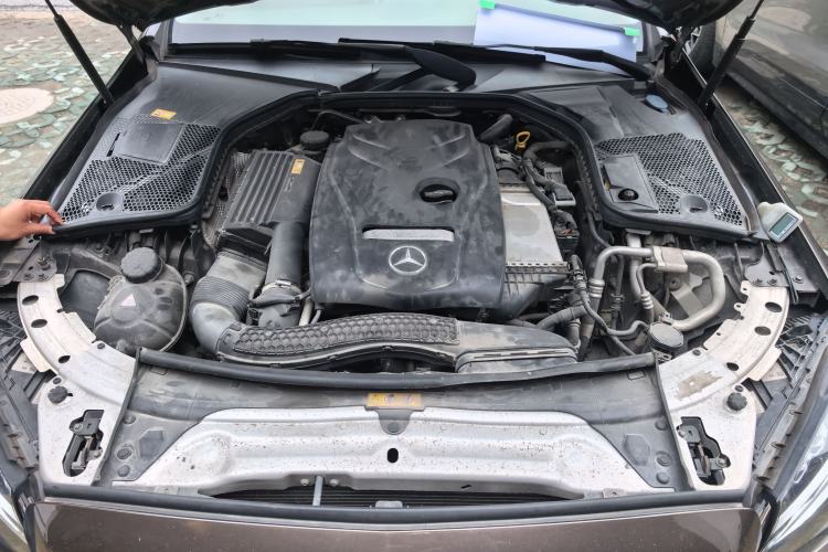 Used Mercedes-Benz C-Class 2015 Revised C 200 L Sport Edition Engine Bay