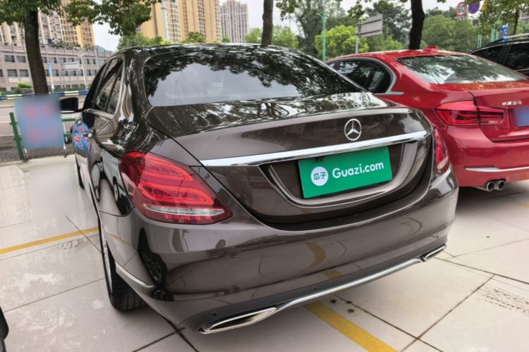Used Mercedes-Benz C-Class 2015 C 200 L Rear Left 45 Deg