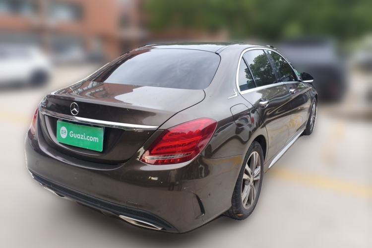 Used Mercedes-Benz C-Class 2015 Revised C 200 L Sport Edition Rear Right 45 Deg